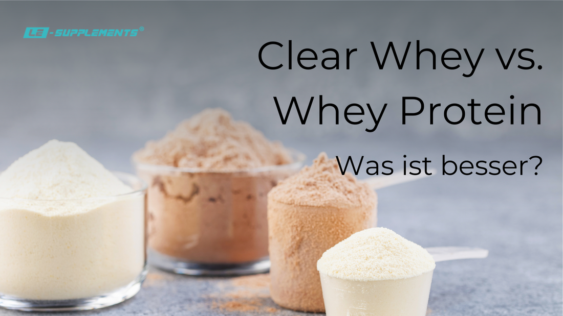 Titelbild Blog-Clear Whey vs. Whey Protein