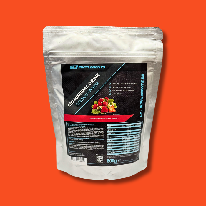 ISO Mineral Drink Walderdbeer-Geschmack 600 g