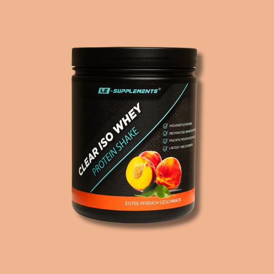 Clear-whey mit Pfirisch eistee Geschmack