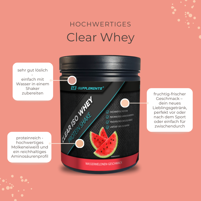 Clear Whey Melone vorteile