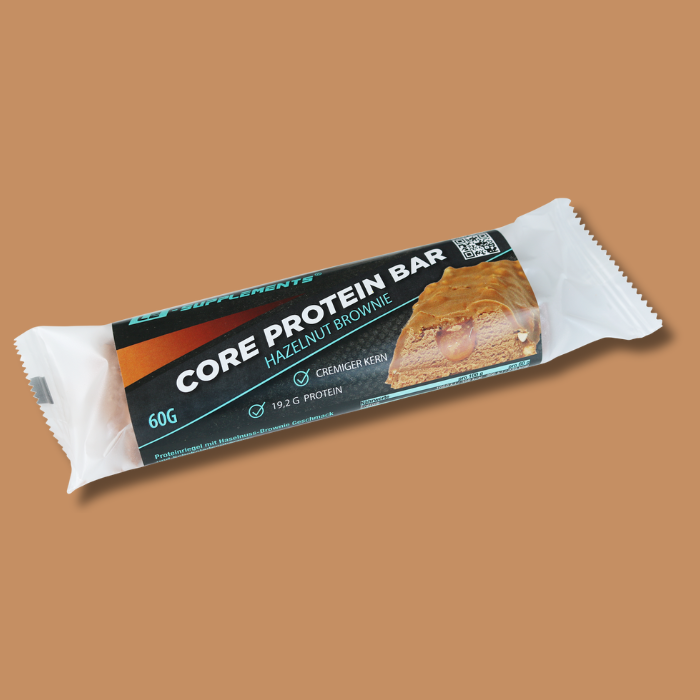 Core Protein Bar Hazelnut Brownie Display 12x60 g