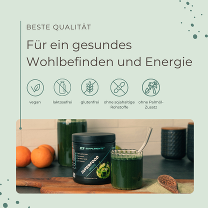 Qualität greens Pulver